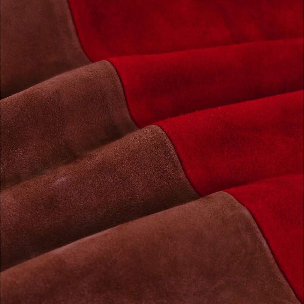 Suede Rixo Patchwork Coat - M - image 6